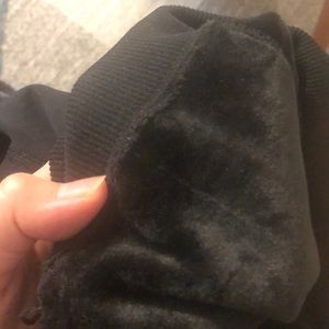 Warm black leggings
